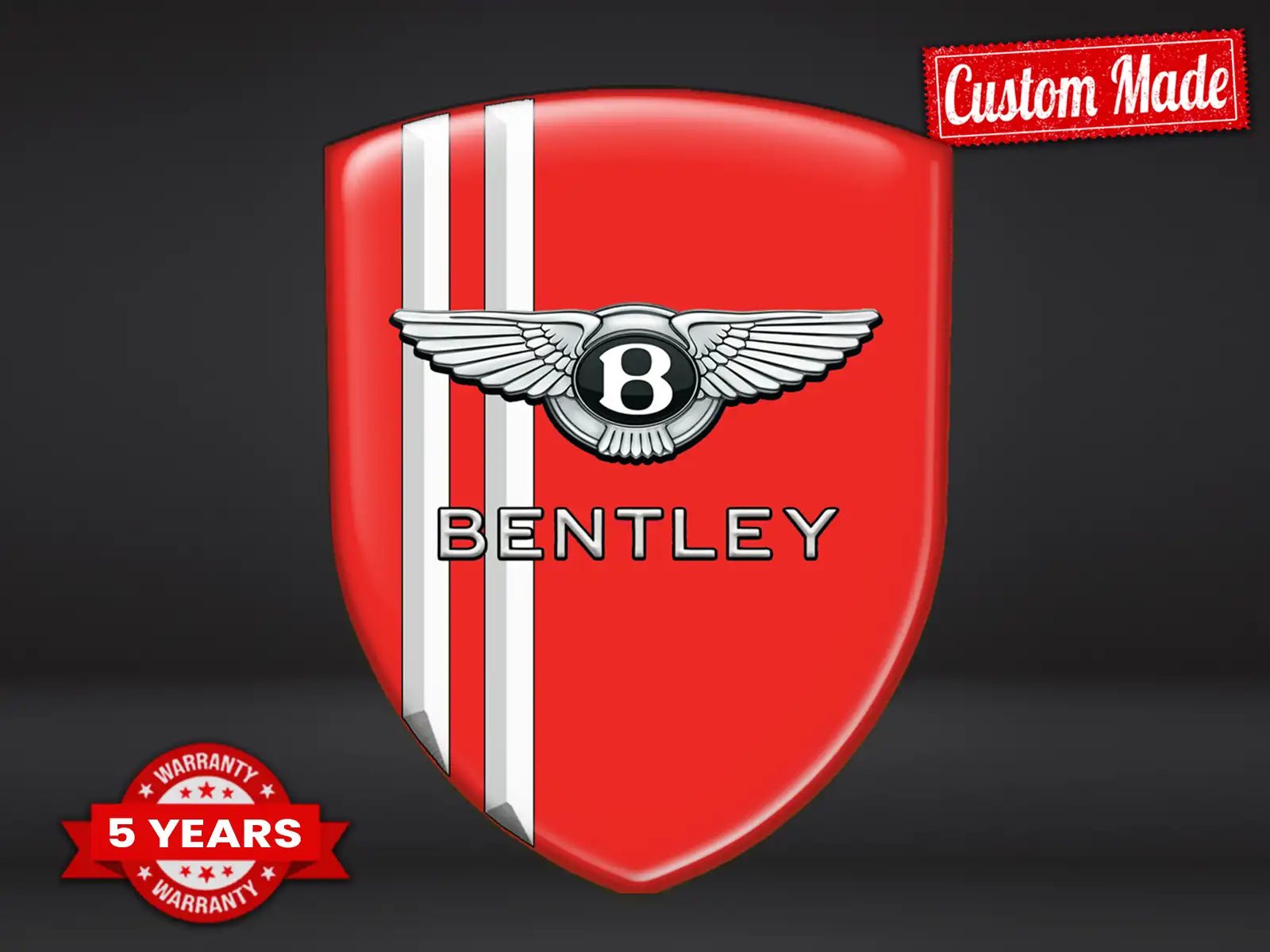 Bentley Stoßsticker Druck Edition Anpassbar Robust